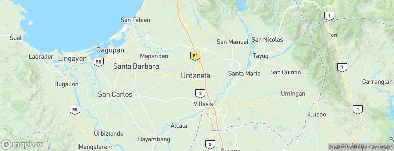 Urdaneta, Philippines Map