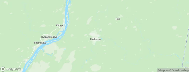 Urdoma, Russia Map