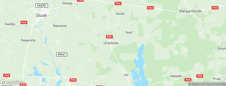 Urechcha, Belarus Map