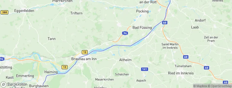 Urfar, Germany Map