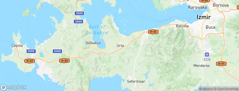 Urla, Turkey Map