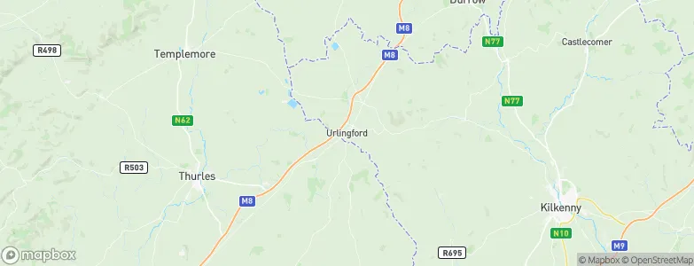 Urlingford, Ireland Map