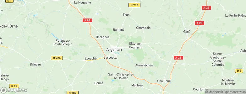 Urou-et-Crennes, France Map