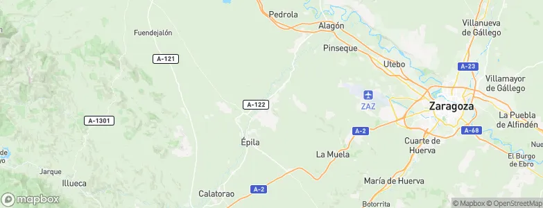 Urrea de Jalón, Spain Map