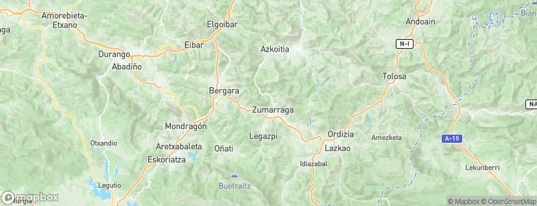 Urretxu, Spain Map