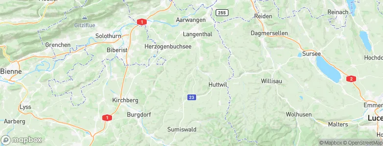 Ursenbach, Switzerland Map