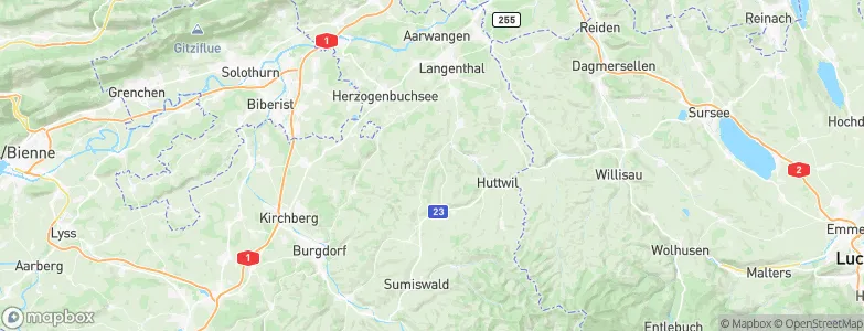 Ursenbach, Switzerland Map