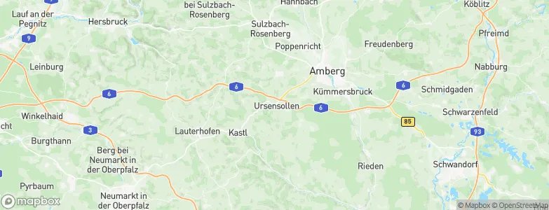 Ursensollen, Germany Map