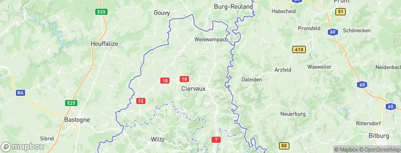 Urspelt, Luxembourg Map