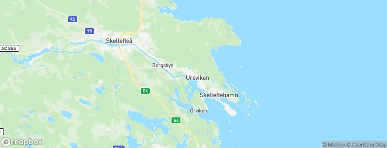 Ursviken, Sweden Map