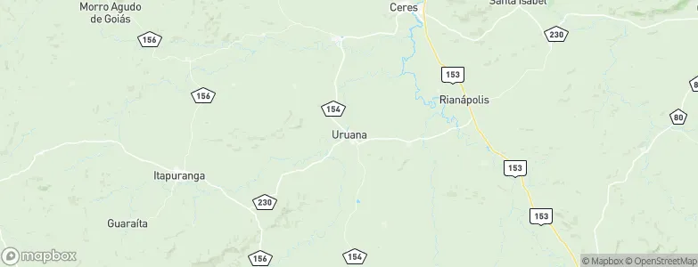 Uruana, Brazil Map