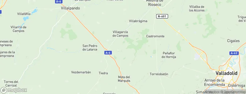 Urueña, Spain Map