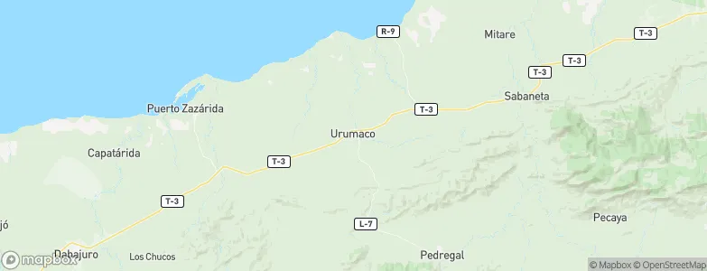 Urumaco, Venezuela Map