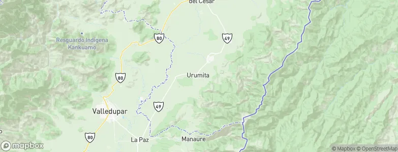 Urumita, Colombia Map