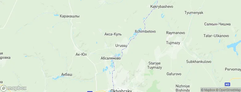 Urussu, Russia Map