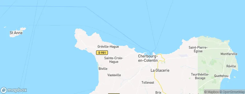 Urville-Nacqueville, France Map