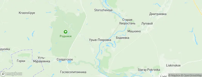 Uryv-Pokrovka, Russia Map