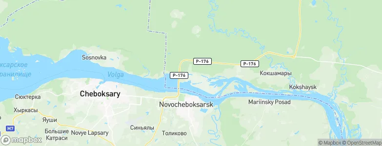 Urzhumskoye Lesnichestvo, Russia Map