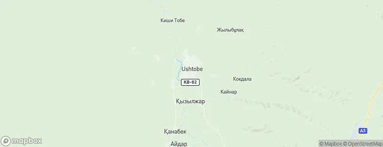 Ush-Tyube, Kazakhstan Map