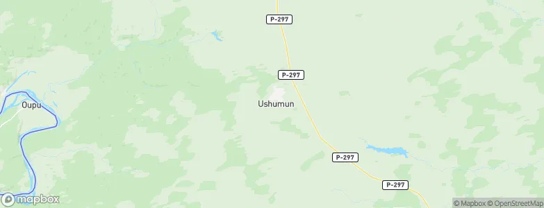 Ushumun, Russia Map