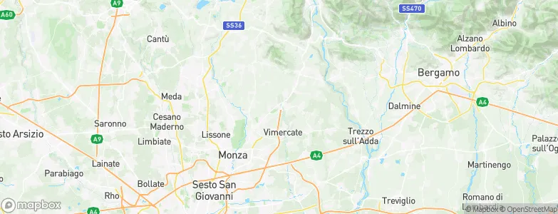 Usmate Velate, Italy Map