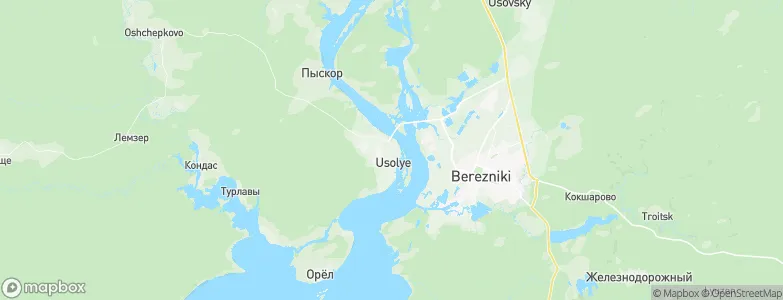 Usol'ye, Russia Map