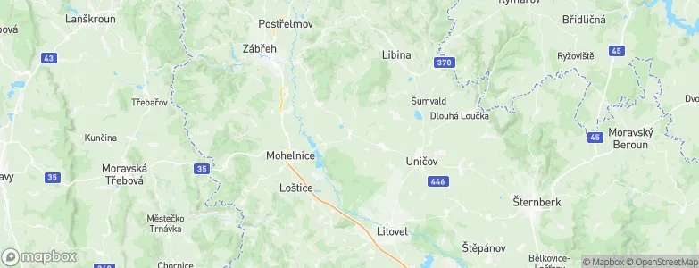 Úsov, Czechia Map