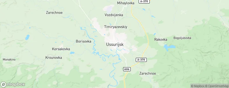 Ussuriysk, Russia Map