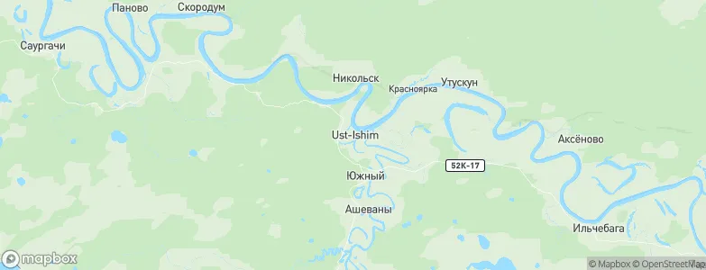 Ust'-Ishim, Russia Map