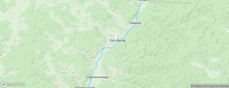 Ust'-Karsk, Russia Map