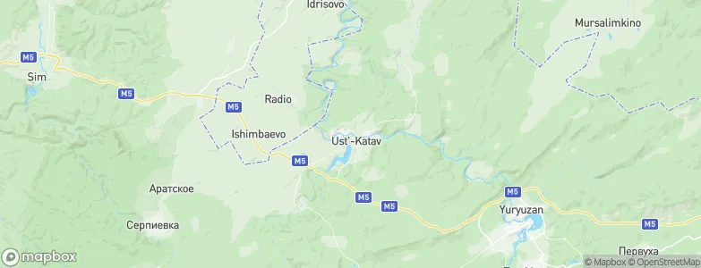 Ust'-Katav, Russia Map