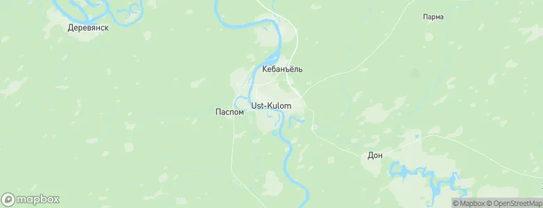 Ust'-Kulom, Russia Map