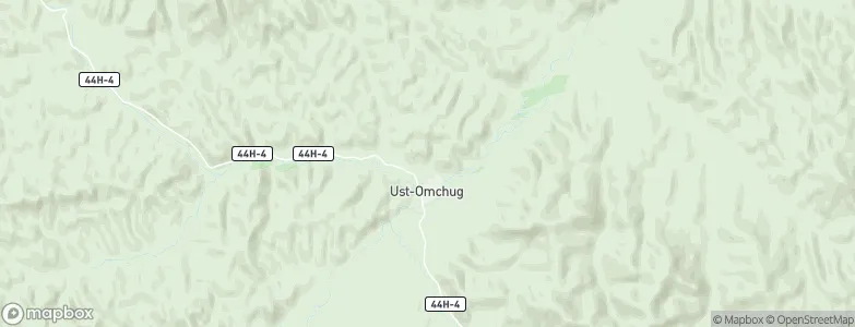 Ust'-Omchug, Russia Map