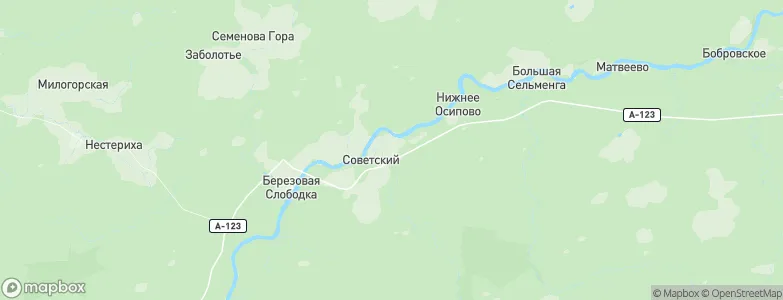 Ust'ye-Gorodischenskoye, Russia Map