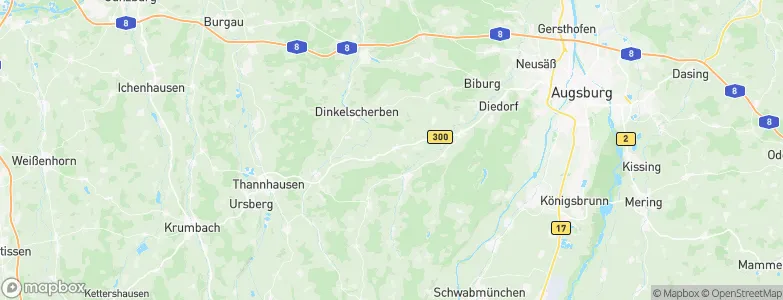 Ustersbach, Germany Map