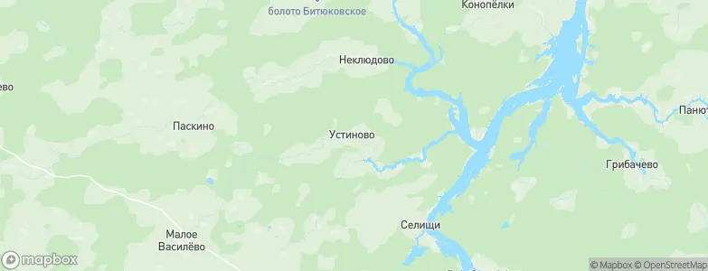 Ustinovo, Russia Map