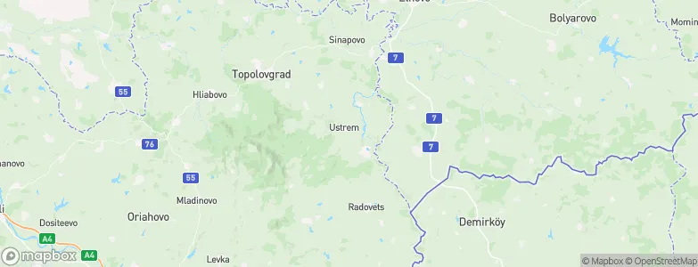 Ustrem, Bulgaria Map