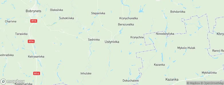 Ustynivka, Ukraine Map