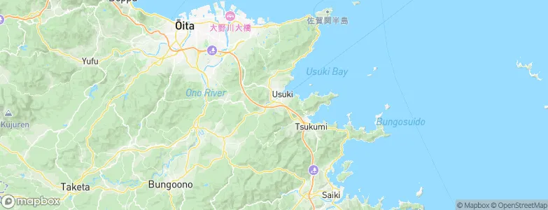 Usuki, Japan Map
