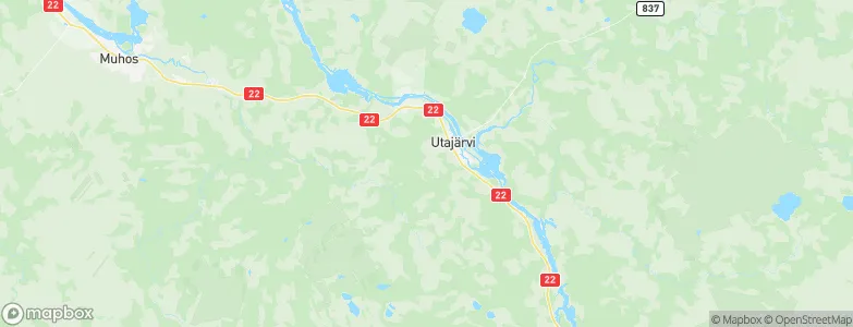 Utajärvi, Finland Map