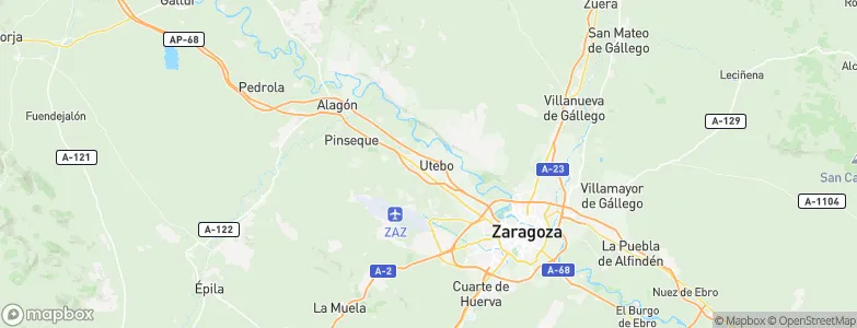 Utebo, Spain Map