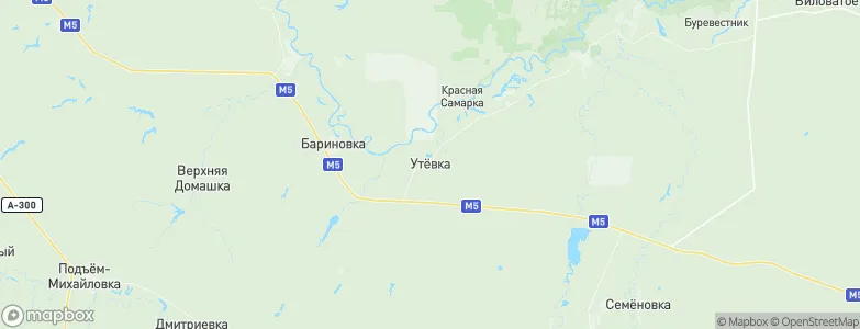 Utevka, Russia Map