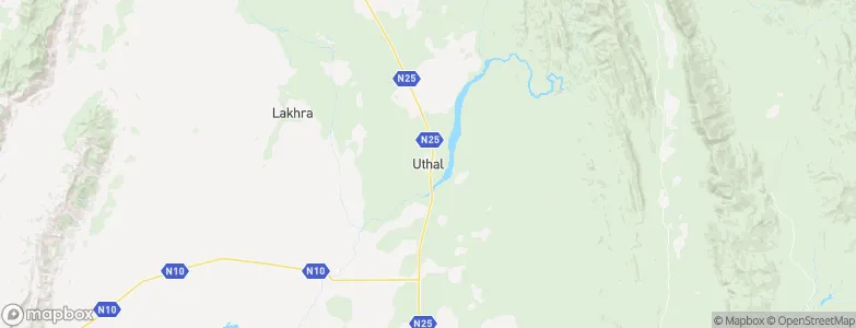 Uthal, Pakistan Map