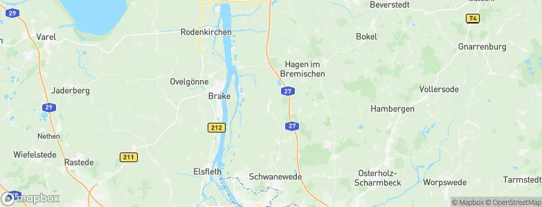 Uthlede, Germany Map