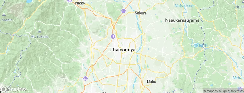 Utsunomiya, Japan Map