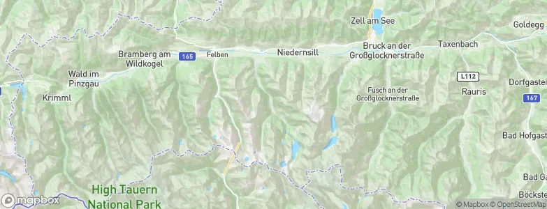 Uttendorf, Austria Map