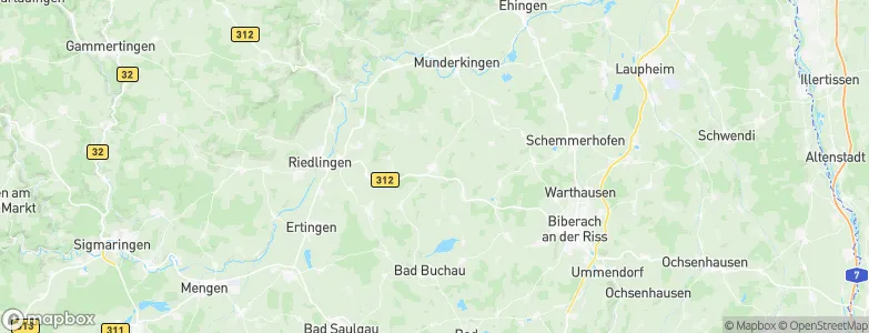 Uttenweiler, Germany Map