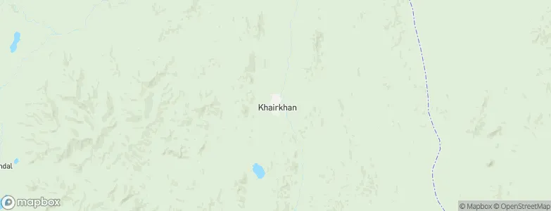 Uubulan, Mongolia Map
