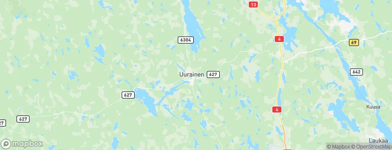Uurainen, Finland Map