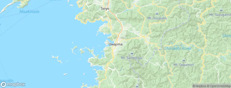 Uwajima, Japan Map